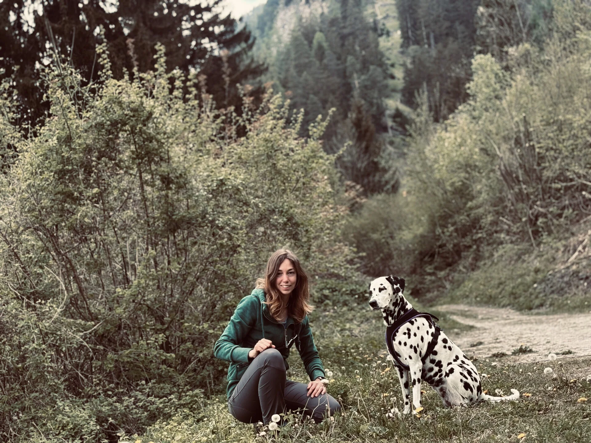 Rebecca Blumenthal mit Hund Nimue